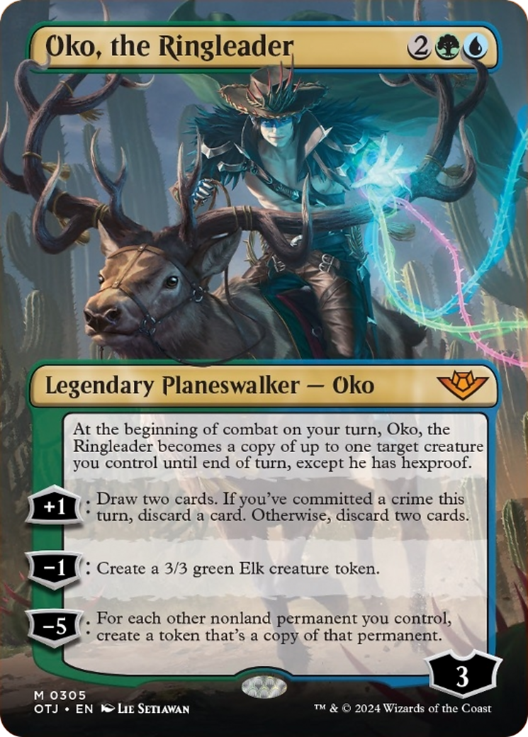 Oko, the Ringleader (Borderless) [Outlaws of Thunder Junction] | PLUS EV GAMES 
