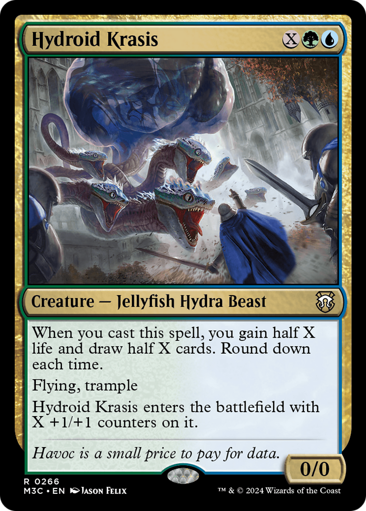 Hydroid Krasis (Ripple Foil) [Modern Horizons 3 Commander] | PLUS EV GAMES 