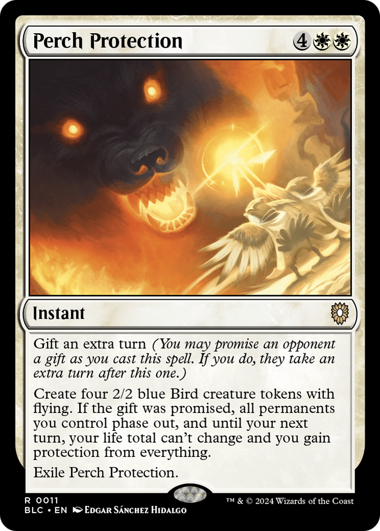 Perch Protection [Bloomburrow Commander] | PLUS EV GAMES 