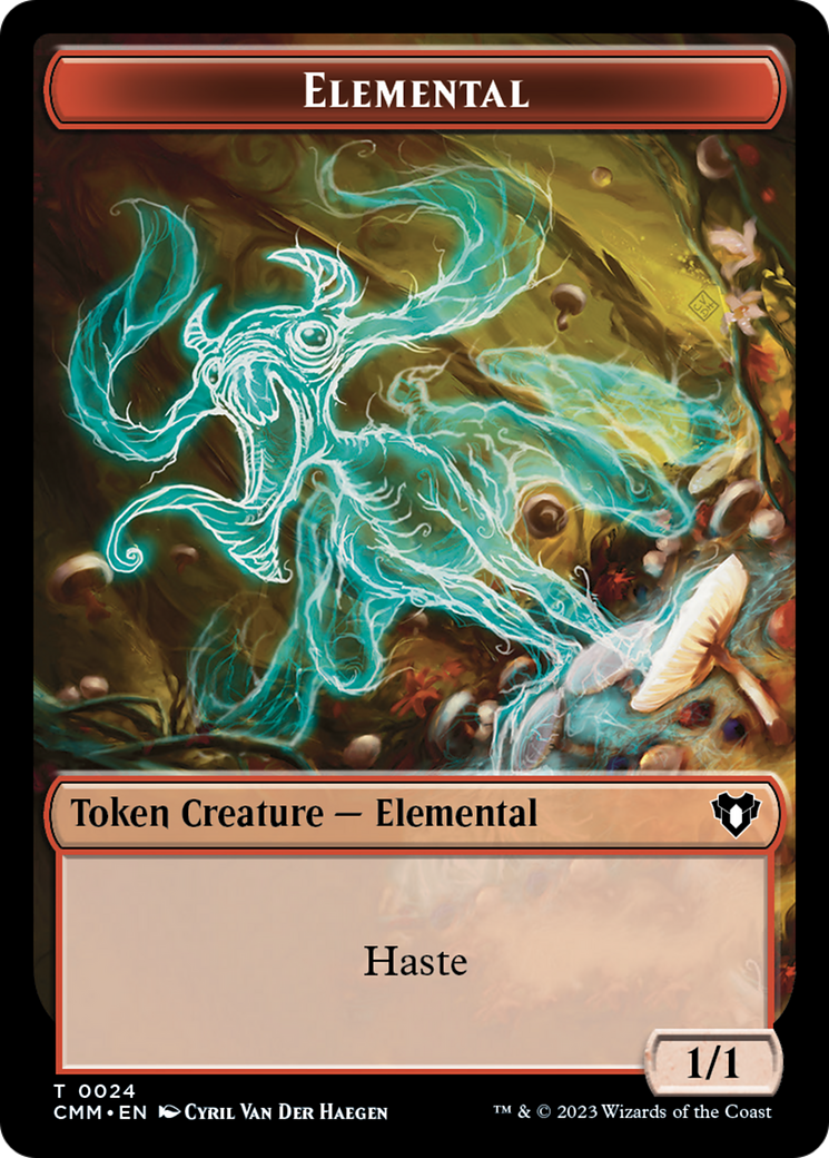 Elemental Token (24) [Commander Masters Tokens] | PLUS EV GAMES 