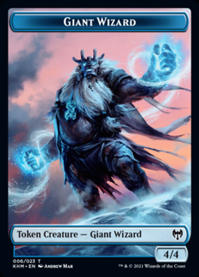 Giant Wizard Token [Kaldheim Tokens] | PLUS EV GAMES 