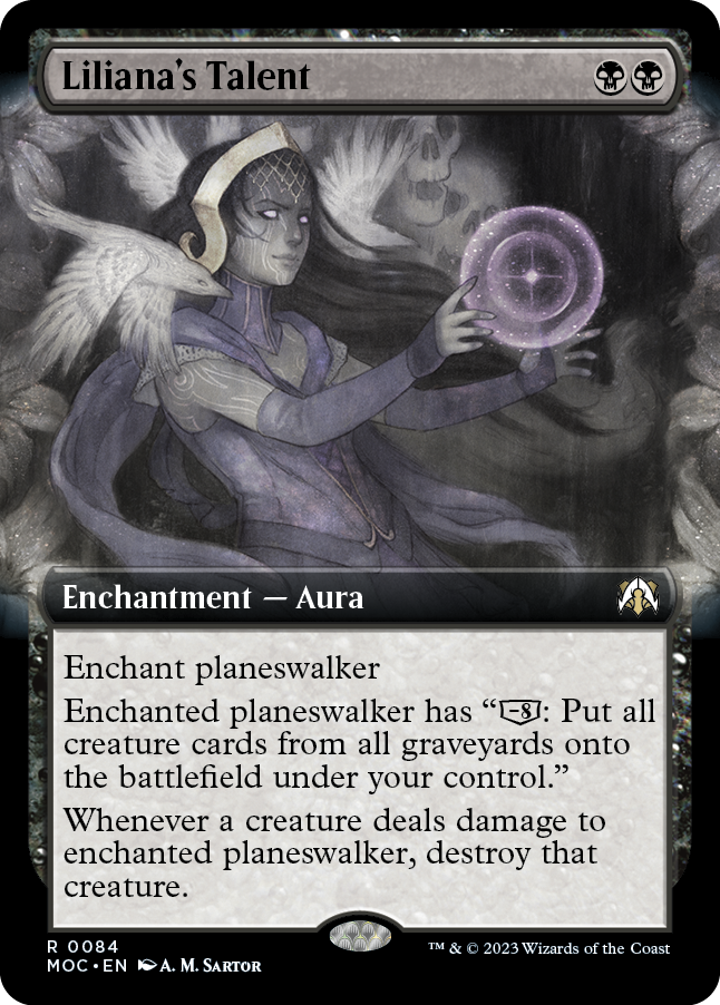 Liliana's Talent (Extended Art) [March of the Machine Commander] | PLUS EV GAMES 