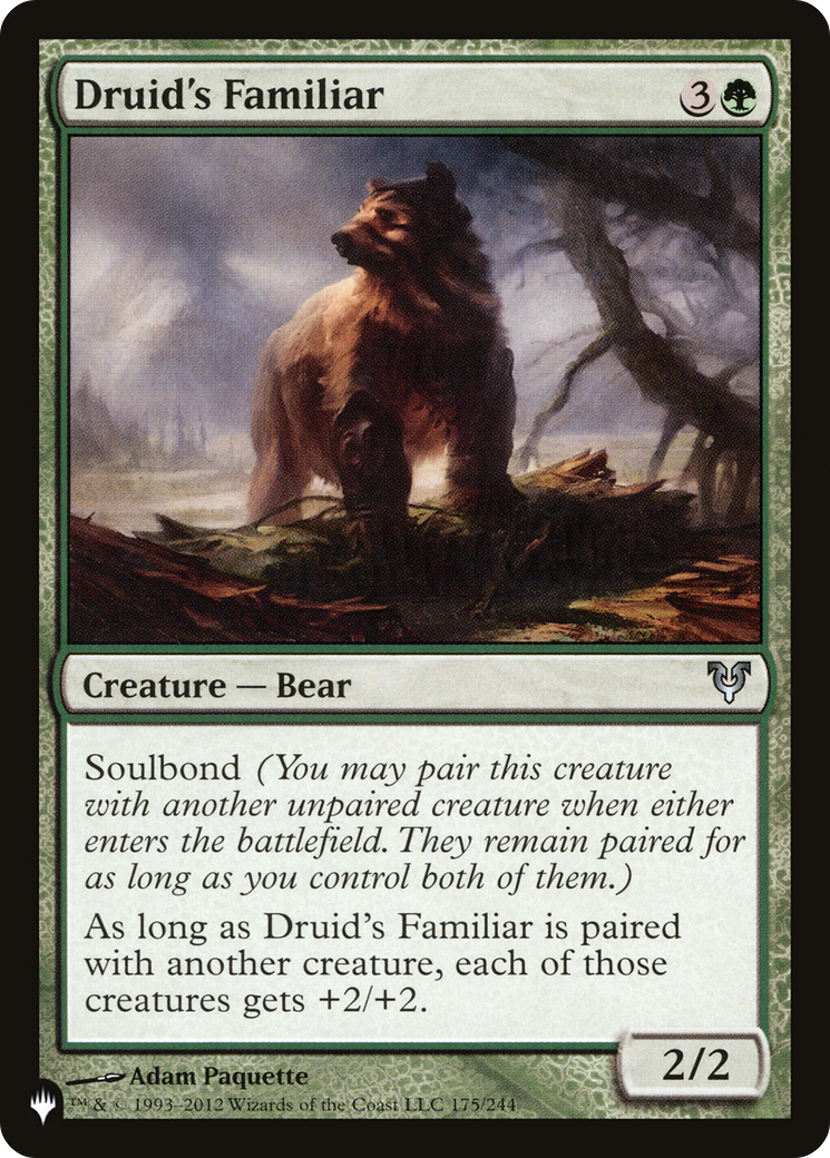 Druid's Familiar [The List] | PLUS EV GAMES 