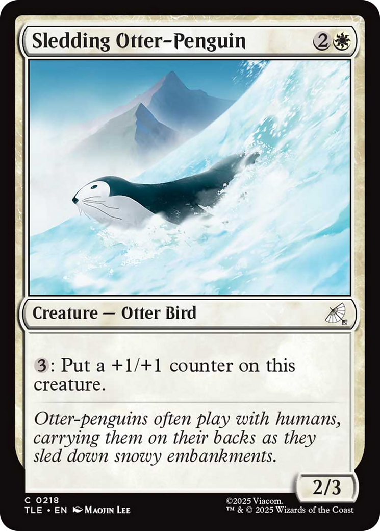 Sledding Otter-Penguin [Avatar: The Last Airbender: Eternal-Legal] | PLUS EV GAMES 
