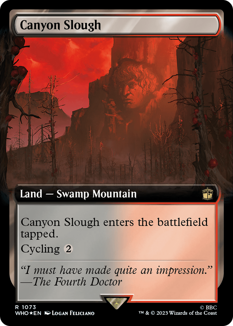 Canyon Slough (Extended Art) (Surge Foil) [Doctor Who] | PLUS EV GAMES 