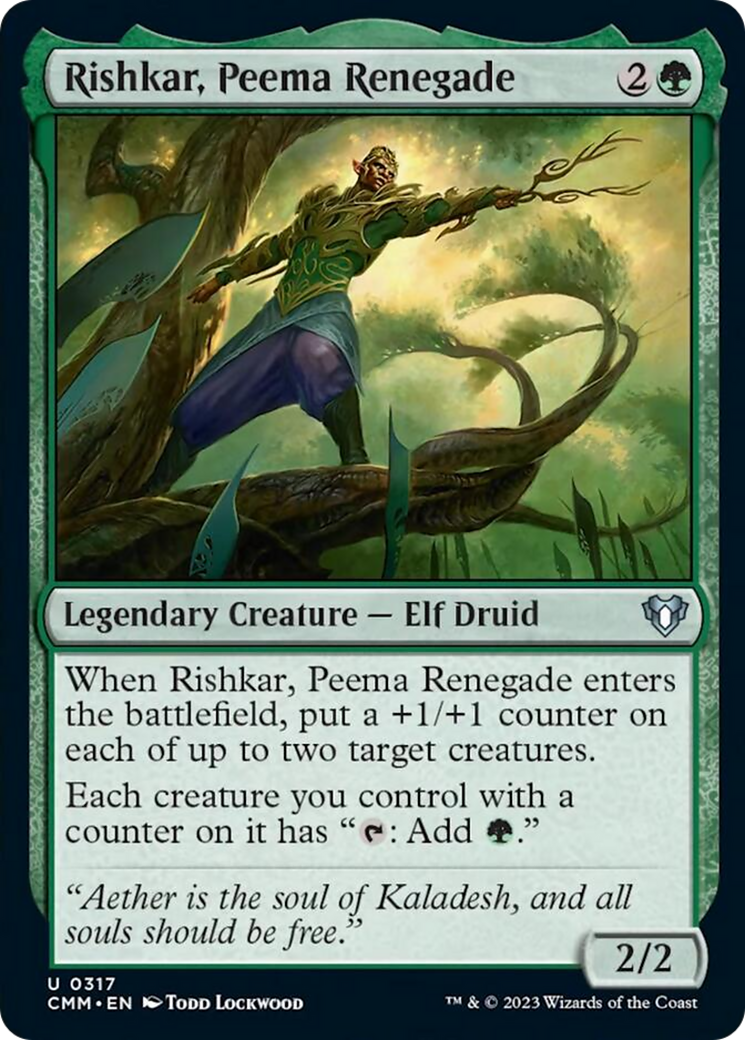 Rishkar, Peema Renegade [Commander Masters] | PLUS EV GAMES 