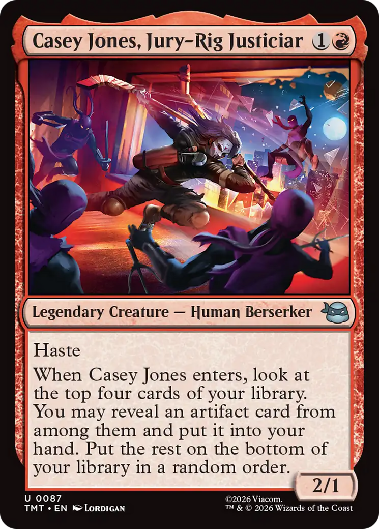 Casey Jones, Jury-Rig Justiciar [Teenage Mutant Ninja Turtles] | PLUS EV GAMES 