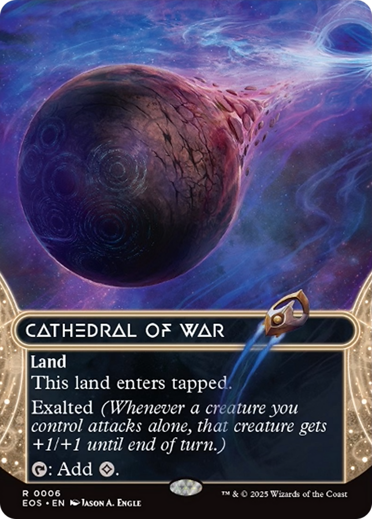 Cathedral of War (0006) (Borderless) [Edge of Eternities: Stellar Sights] | PLUS EV GAMES 