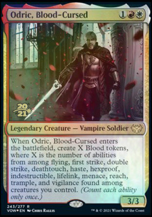 Odric, Blood-Cursed [Innistrad: Crimson Vow Prerelease Promos] | PLUS EV GAMES 