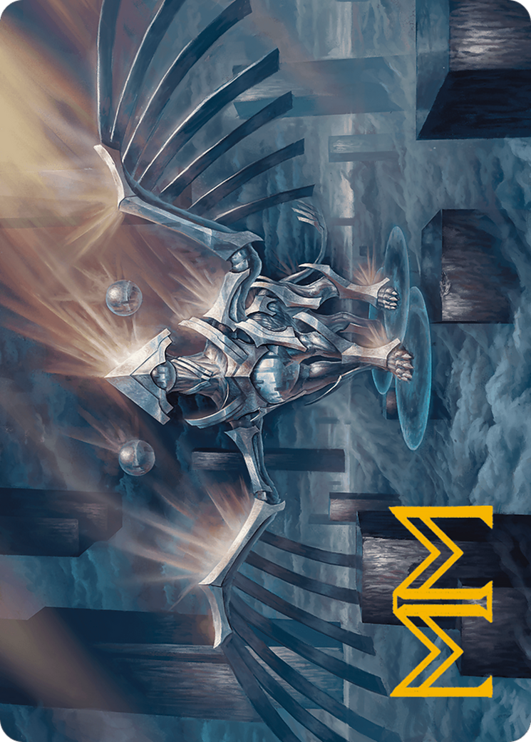 Sphinx of the Revelation Art Card (Gold-Stamped Signature) [Modern Horizons 3 Art Series] | PLUS EV GAMES 