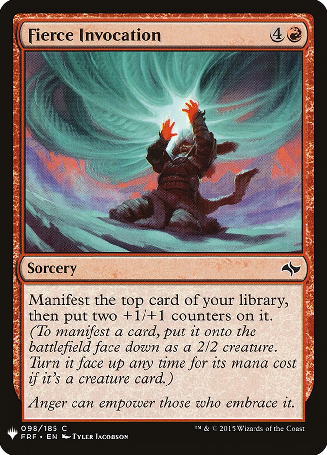 Fierce Invocation [Mystery Booster] | PLUS EV GAMES 