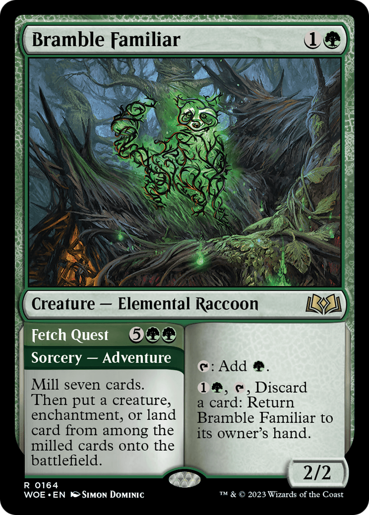 Bramble Familiar // Fetch Quest [Wilds of Eldraine] | PLUS EV GAMES 