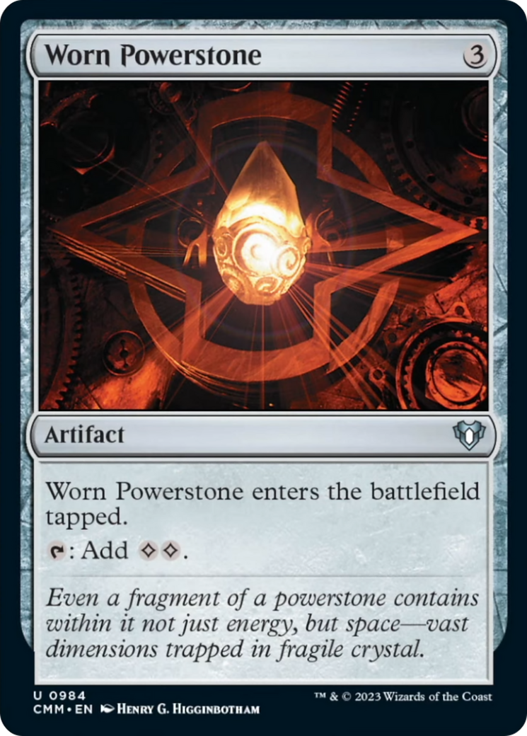 Worn Powerstone [Commander Masters] | PLUS EV GAMES 