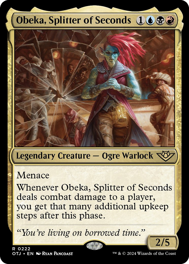 Obeka, Splitter of Seconds [Outlaws of Thunder Junction] | PLUS EV GAMES 