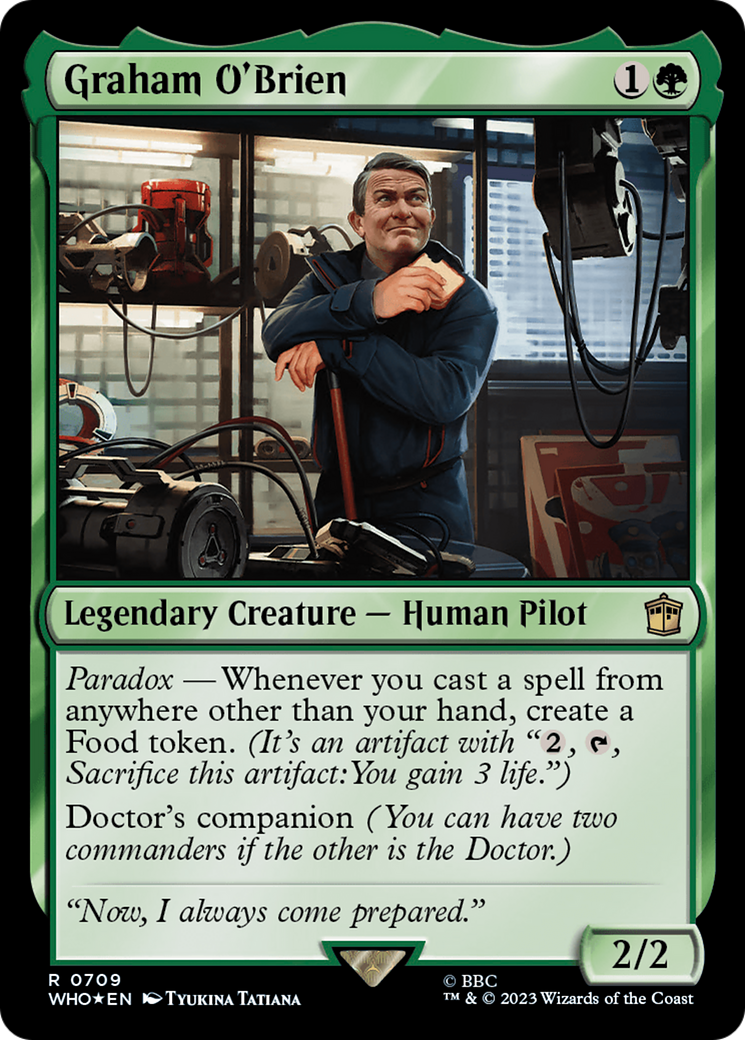 Graham O'Brien (Surge Foil) [Doctor Who] | PLUS EV GAMES 