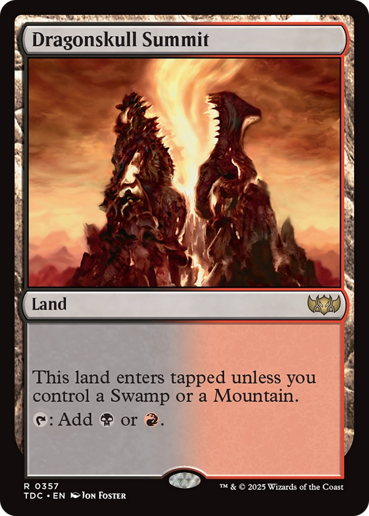 Dragonskull Summit [Tarkir: Dragonstorm Commander] | PLUS EV GAMES 