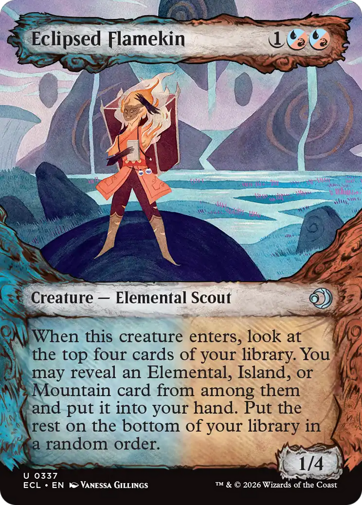 Eclipsed Flamekin (Showcase) [Lorwyn Eclipsed] | PLUS EV GAMES 