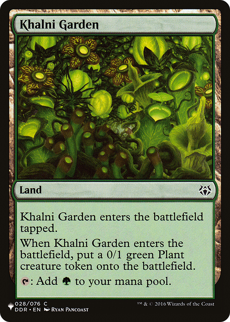 Khalni Garden [The List Reprints] | PLUS EV GAMES 