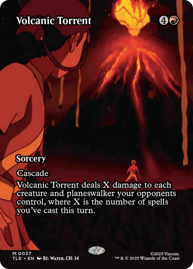Volcanic Torrent (Borderless) [Avatar: The Last Airbender: Eternal-Legal] | PLUS EV GAMES 