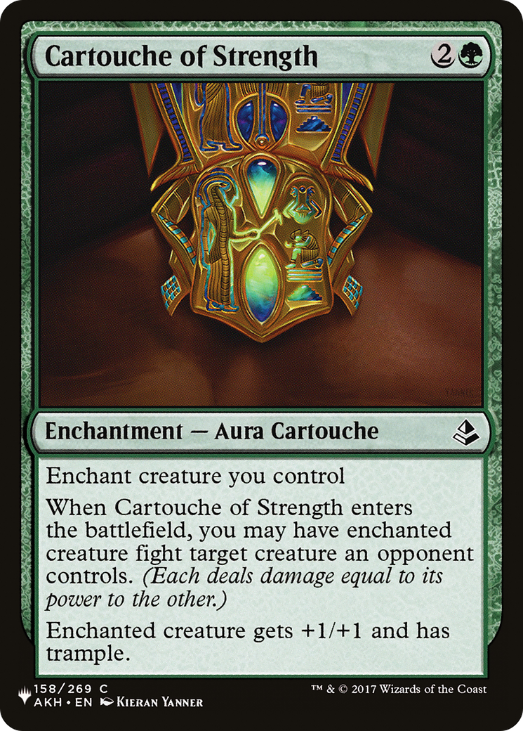 Cartouche of Strength [The List Reprints] | PLUS EV GAMES 