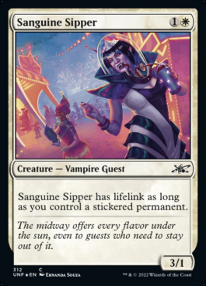 Sanguine Sipper (Galaxy Foil) [Unfinity] | PLUS EV GAMES 