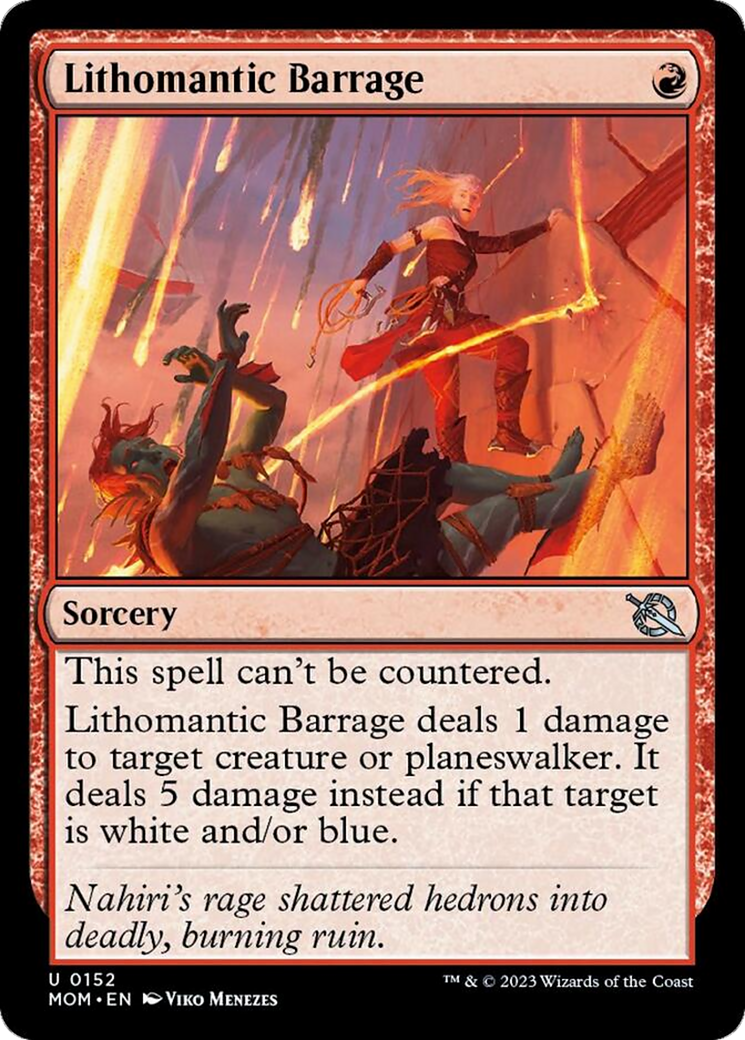 Lithomantic Barrage [March of the Machine] | PLUS EV GAMES 