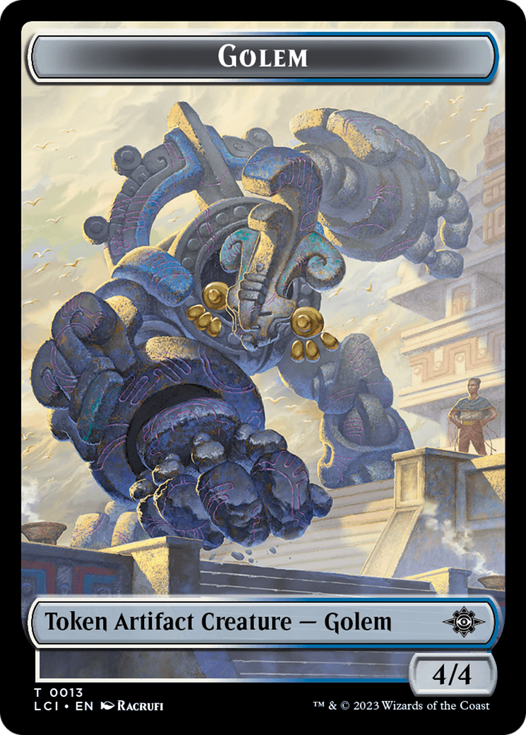 Golem Token [The Lost Caverns of Ixalan Tokens] | PLUS EV GAMES 