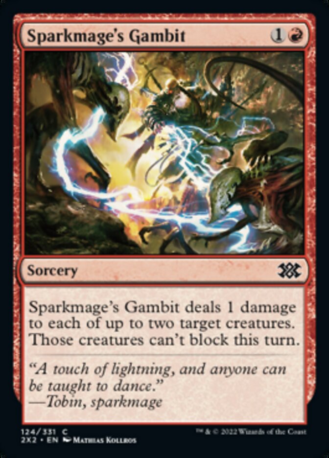 Sparkmage's Gambit [Double Masters 2022] | PLUS EV GAMES 