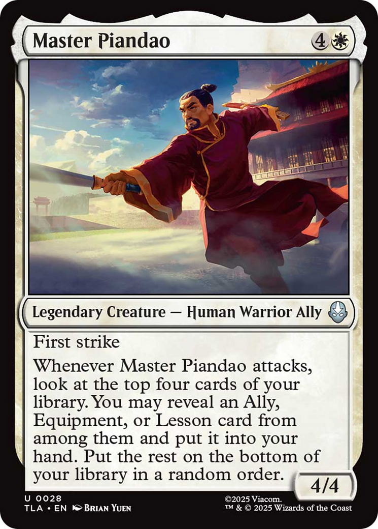 Master Piandao [Avatar: The Last Airbender] | PLUS EV GAMES 