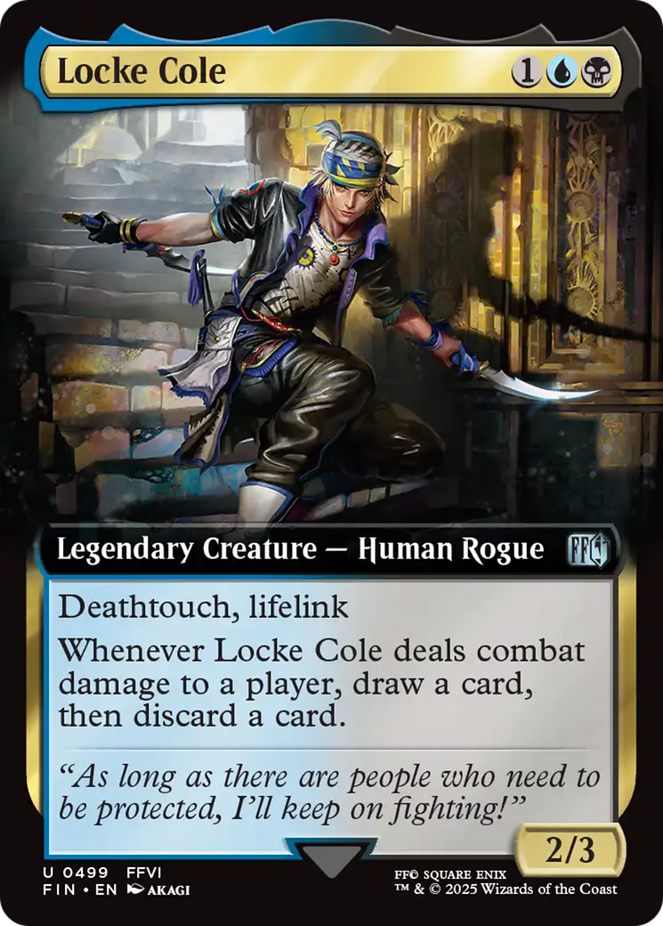 Locke Cole (Extended Art) [FINAL FANTASY] | PLUS EV GAMES 