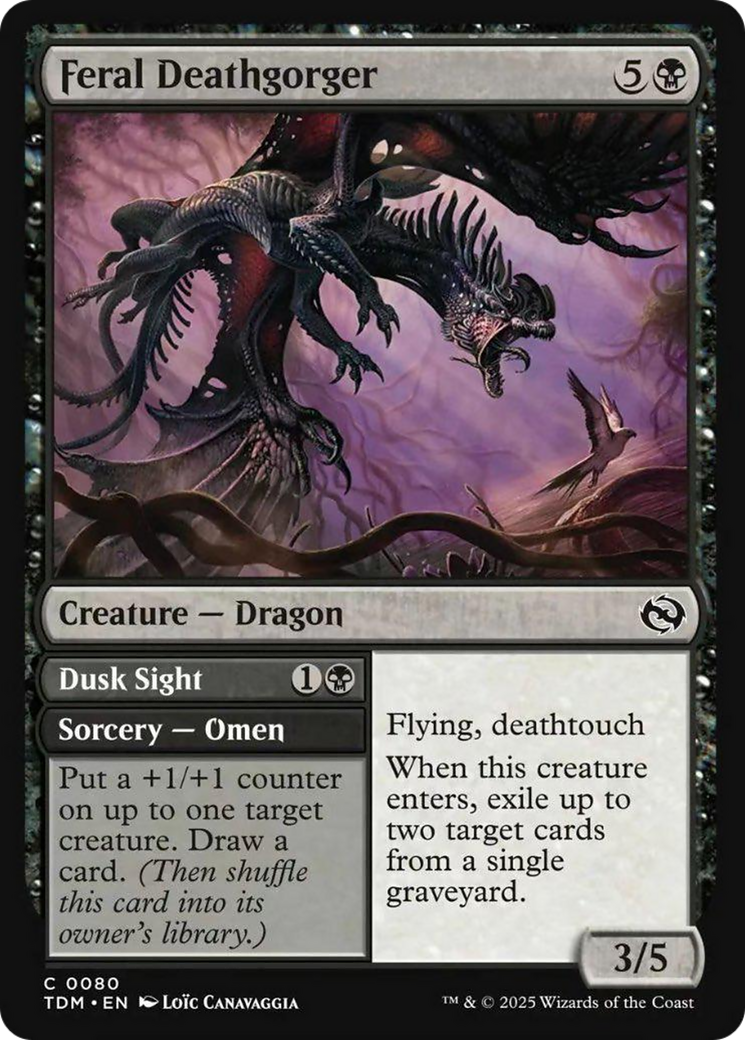 Feral Deathgorger [Tarkir: Dragonstorm] | PLUS EV GAMES 