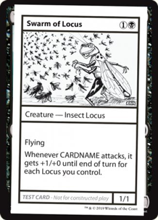 Swarm of Locus (2021 Edition) [Mystery Booster Playtest Cards] | PLUS EV GAMES 