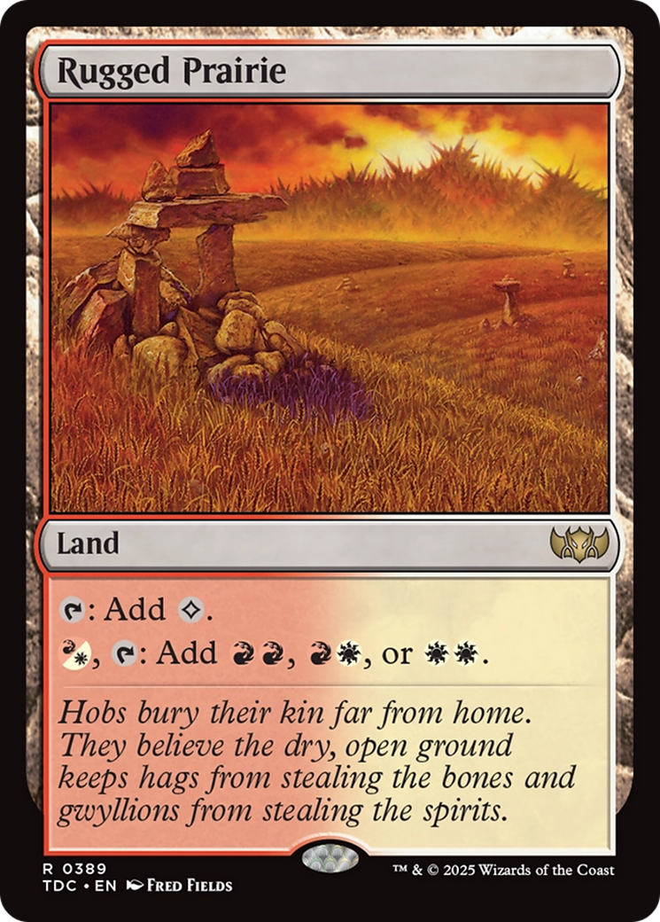 Rugged Prairie [Tarkir: Dragonstorm Commander] | PLUS EV GAMES 