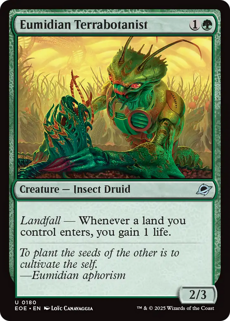 Eumidian Terrabotanist [Edge of Eternities] | PLUS EV GAMES 