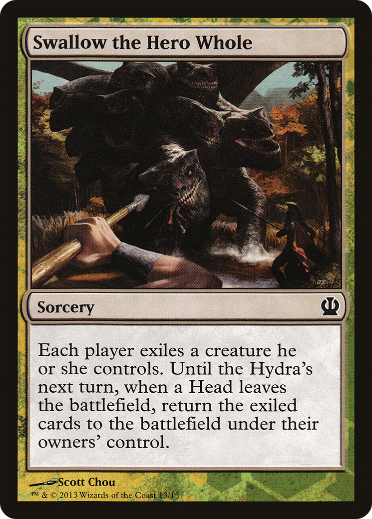 Swallow the Hero Whole [Theros Hero's Path]