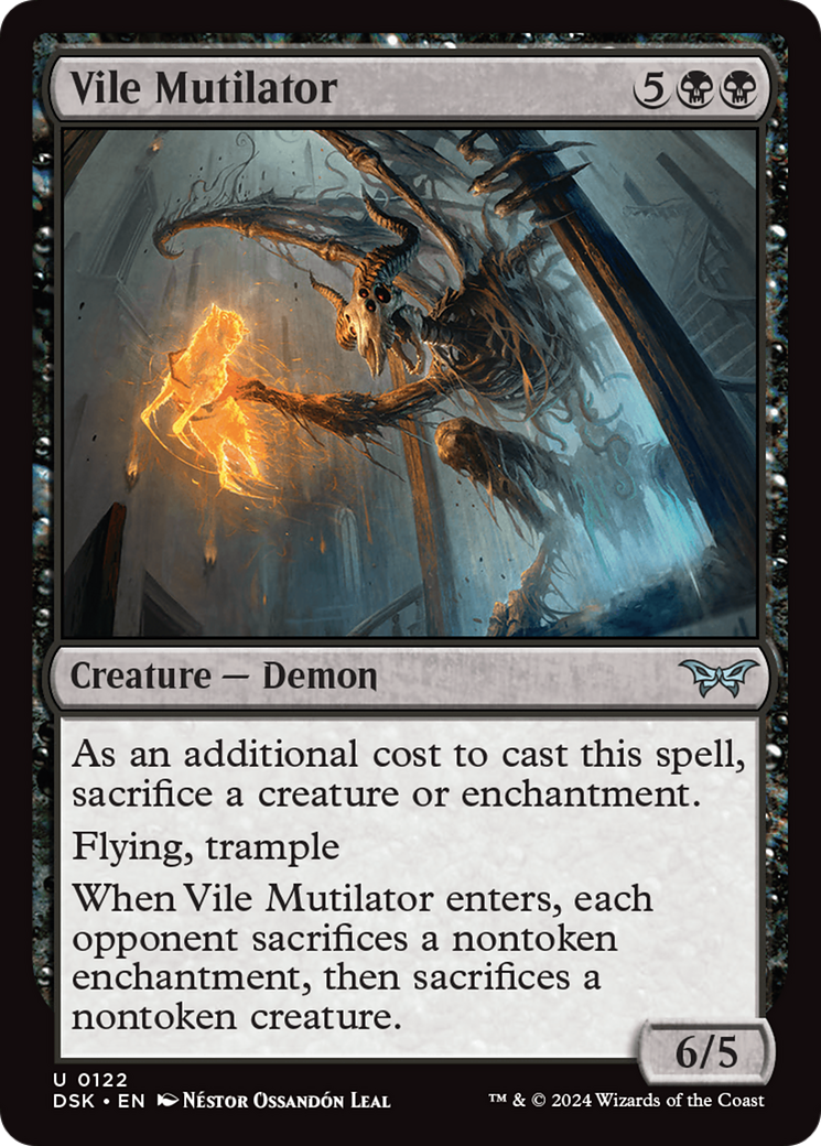 Vile Mutilator [Duskmourn: House of Horror] | PLUS EV GAMES 