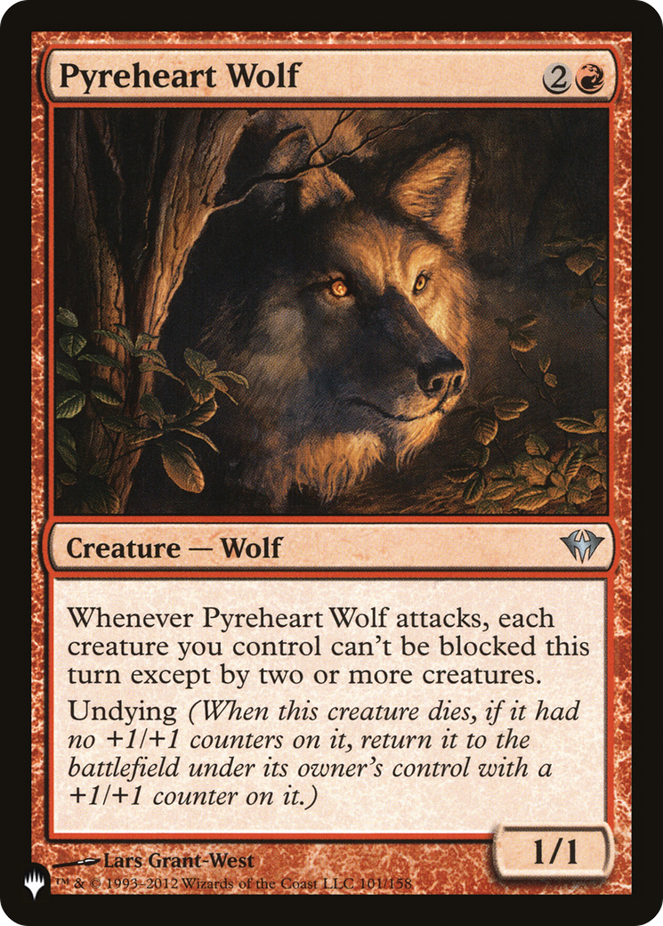 Pyreheart Wolf [The List Reprints] | PLUS EV GAMES 