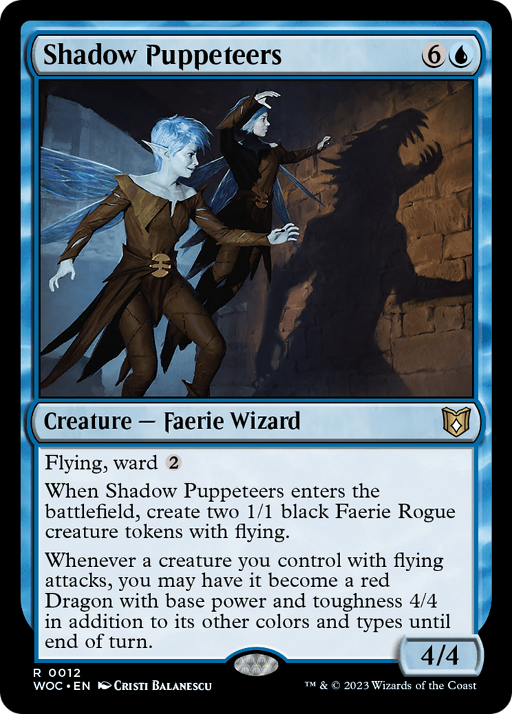 Shadow Puppeteers [Wilds of Eldraine Commander] | PLUS EV GAMES 