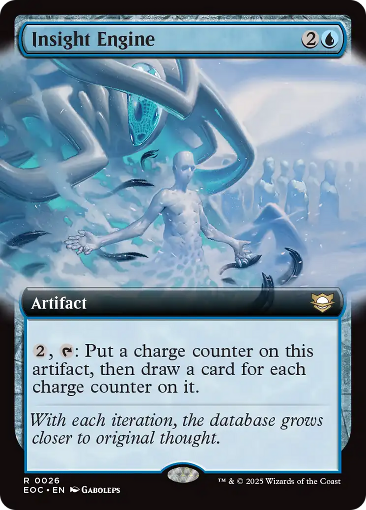 Insight Engine (Extended Art) [Edge of Eternities Commander] | PLUS EV GAMES 