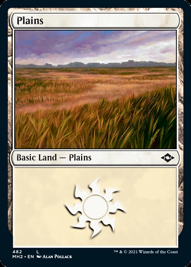 Plains (482) (Foil Etched) [Modern Horizons 2] | PLUS EV GAMES 