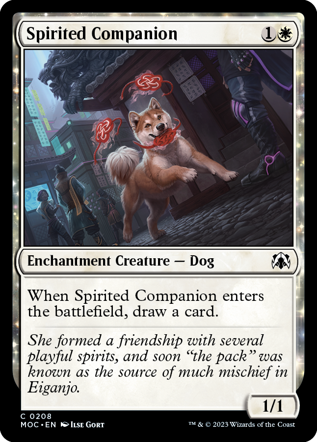 Spirited Companion [March of the Machine Commander] | PLUS EV GAMES 