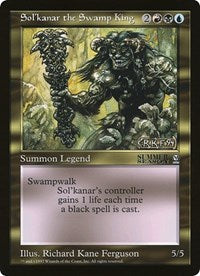 Sol'kanar the Swamp King (Oversized) [Oversize Cards] | PLUS EV GAMES 