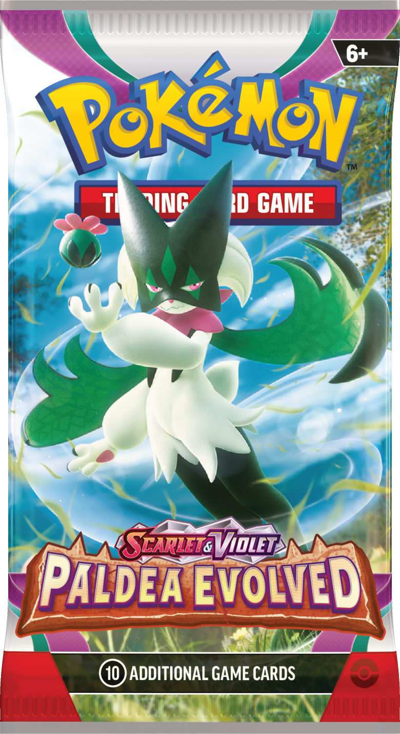 Scarlet & Violet: Paldea Evolved - Booster Pack | PLUS EV GAMES 