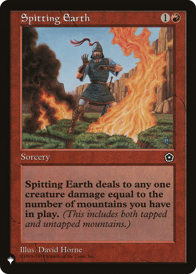 Spitting Earth [The List Reprints] | PLUS EV GAMES 