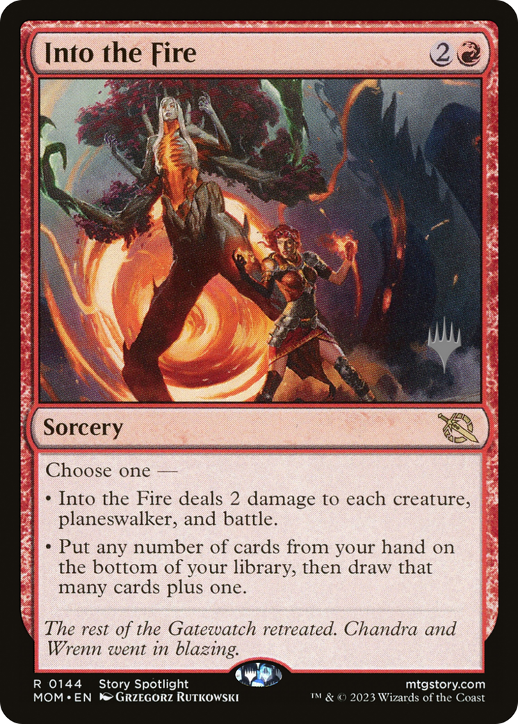 Into the Fire (Promo Pack) [March of the Machine Promos] | PLUS EV GAMES 