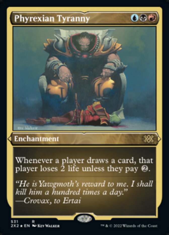 Phyrexian Tyranny (Foil Etched) [Double Masters 2022] | PLUS EV GAMES 