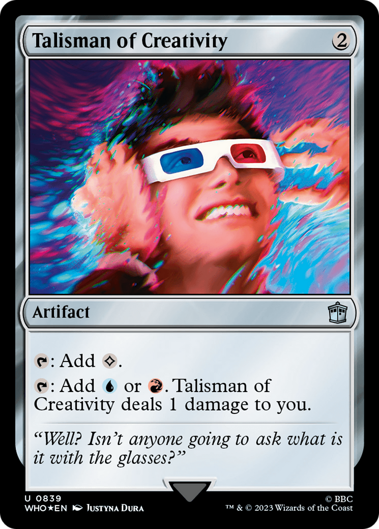 Talisman of Creativity (Surge Foil) [Doctor Who] | PLUS EV GAMES 