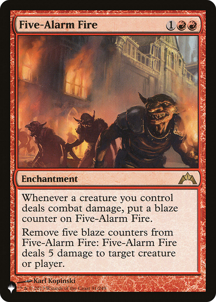 Five-Alarm Fire [The List] | PLUS EV GAMES 