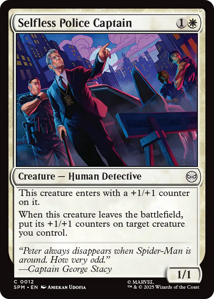 Selfless Police Captain [Marvel's Spider-Man] | PLUS EV GAMES 