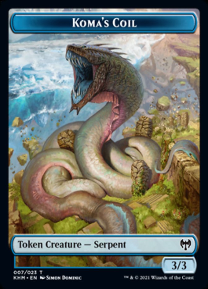 Koma's Coil Token [Kaldheim Tokens] | PLUS EV GAMES 